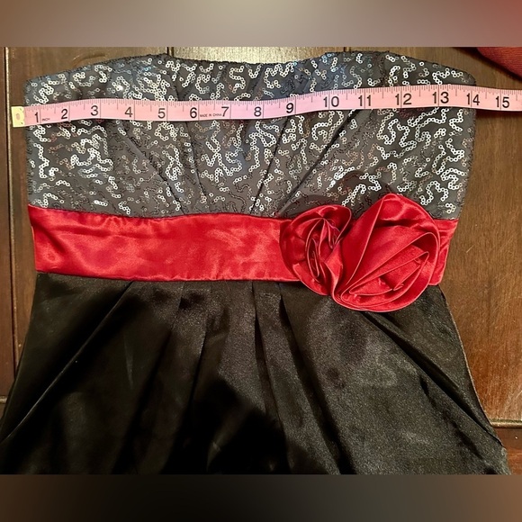 NWT Speechless size 5 formal strapless mini dress - Picture 9 of 10
